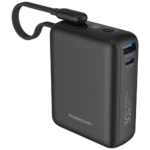 Powerology Montreal 10000mAh Power Bank - Black