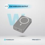 Powerology 20000 mAh 20W PD & 15W Magsafe Powerbank - Titanium - Image 6
