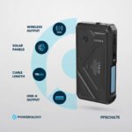 Powerology 20000mah Power Bank With Led Built-In Retractable Type-C Cable 15w Wireless Ch - Image 4