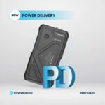 Powerology 20000mah Power Bank With Led Built-In Retractable Type-C Cable 15w Wireless Ch - Image 6