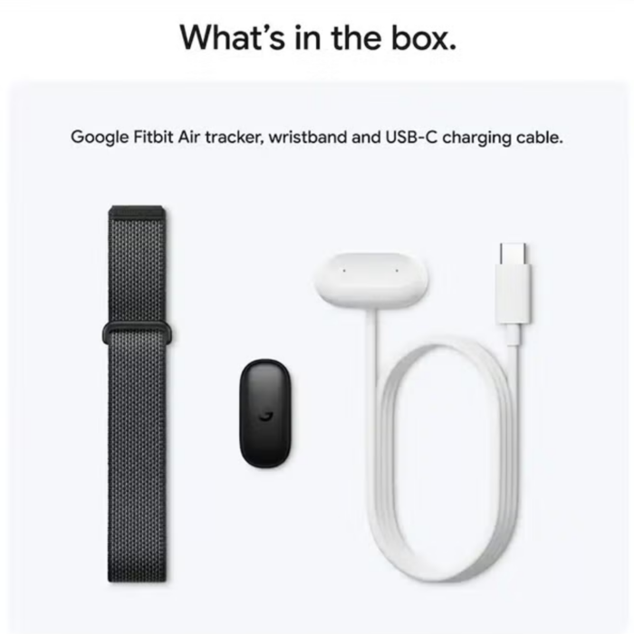 Google Fitbit Air Screenless Fitness & Health Tracker -  Obsidian - Image 7