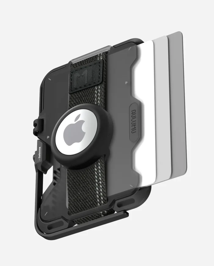 Aulumu G03 Multi-Tool Magnetic Metal Wallet | Frosted Cover | Magnetic - Translucent Gray - Image 3