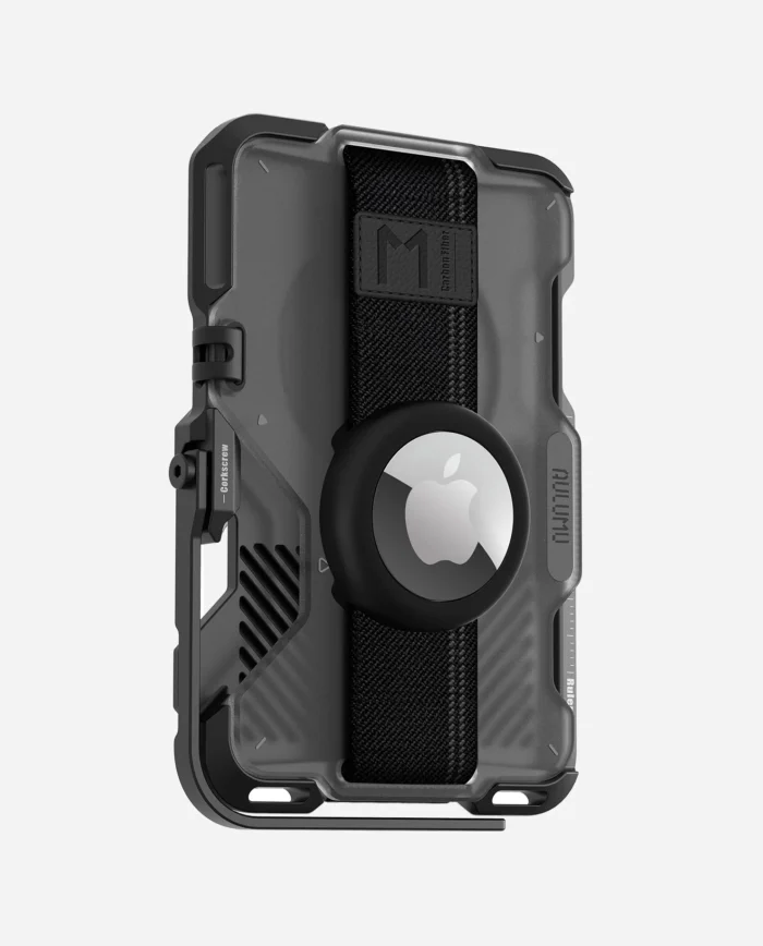 Aulumu G03 Multi-Tool Magnetic Metal Wallet | Frosted Cover | Magnetic - Translucent Gray - Image 15