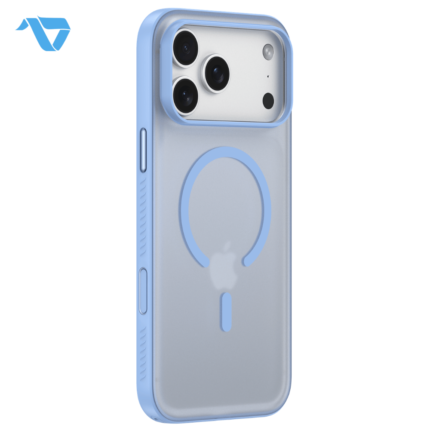 DEVIA Light Ripple Series Curved Skin-Friendly Magnetic Case iPhone 18 Pro Max – Blue