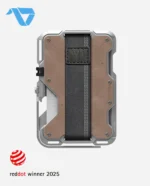 Aulumu G03 Multi-Tool Magnetic Metal Wallet | Genuine Leather Cover | Magnetic
