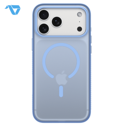 DEVIA Light Ripple Series Curved Skin-Friendly Magnetic Case iPhone 18 Pro Max – Blue