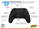 PowerA Battle Dragon™ Advanced Wireless Controller for PC & Cloud Gaming - Black - Image 5