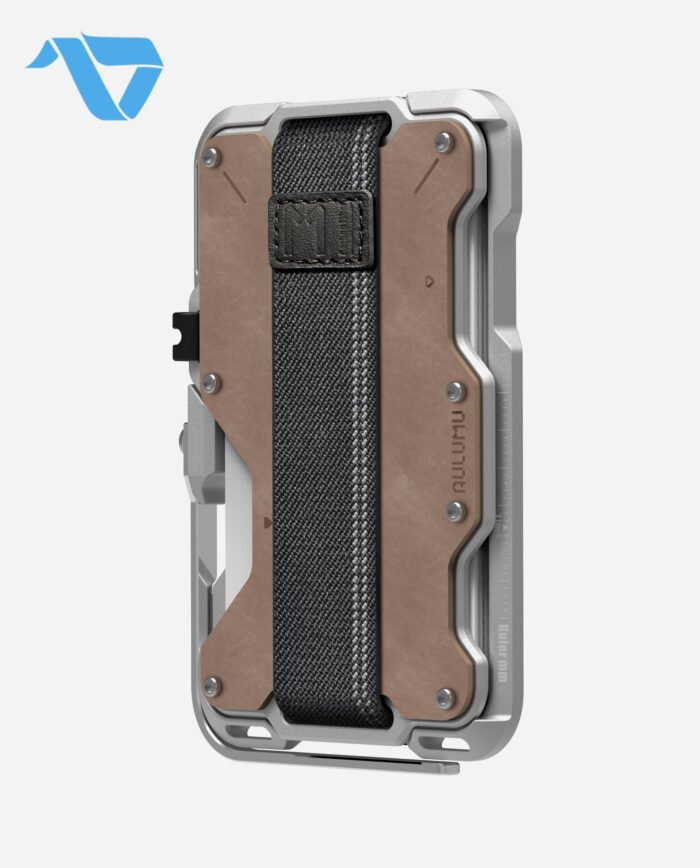 Aulumu G03 Multi-Tool Magnetic Metal Wallet | Genuine Leather Cover | Magnetic - Image 9