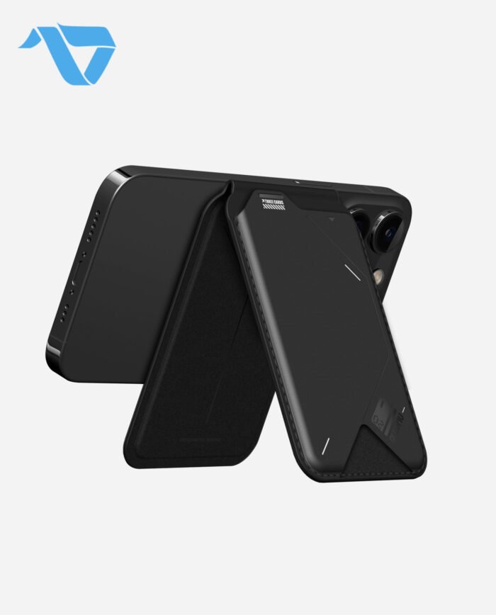 Aulumu G02 Magnetic Flip Wallet & Stand  Magnetic - Black - Image 12
