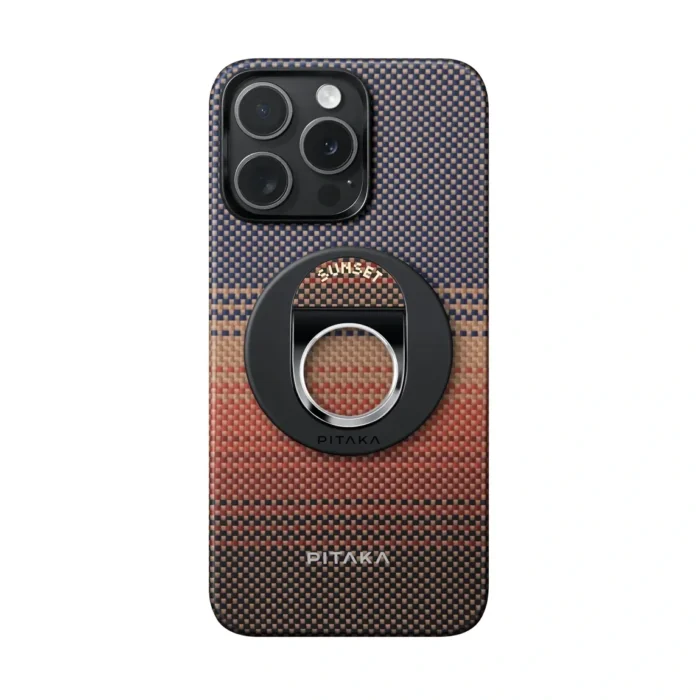 PITAKA Magsafe Phone Ring Holder MagEZ Grip 3 - Sunset - Image 7