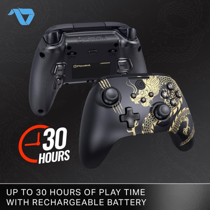 PowerA Battle Dragon™ Advanced Wireless Controller for PC & Cloud Gaming - Black - Image 6