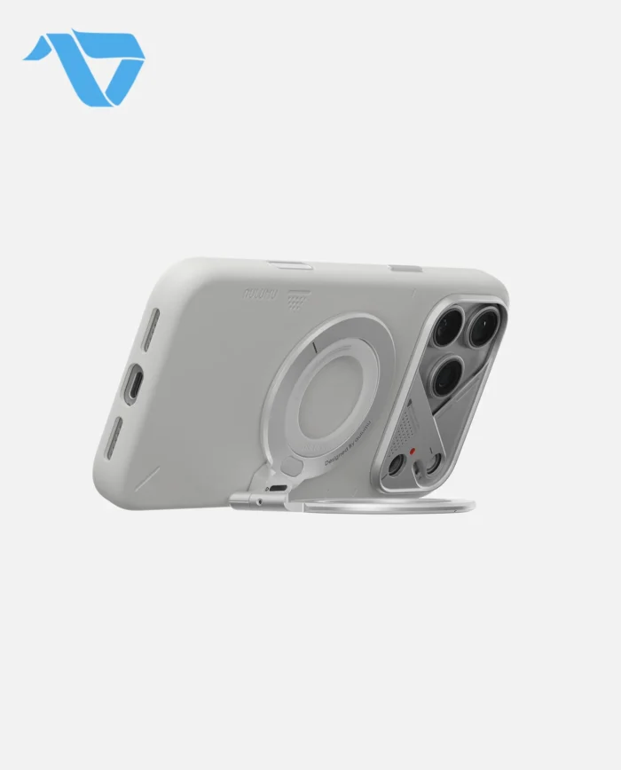 Aulumu G09 Infinite 360° MagSafe Stand | 3-Axis Rotation - Silver - Image 12