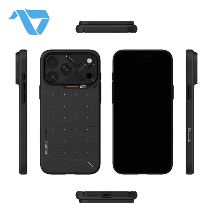 Aulumu A18 Ultra Slim Particle Aramid Fiber Case for iPhone 17/18 Pro - Black - Image 4