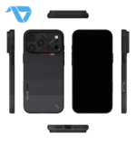 Aulumu A18 Ultra Slim Gradient Aramid Fiber Case for iPhone 17/18 Pro - Ombre Black - Image 4