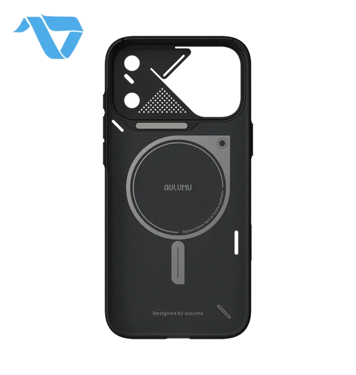Aulumu A18 Ultra Slim Particle Aramid Fiber Case for iPhone 17/18 Pro - Black - Image 3