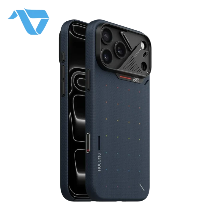 Aulumu A18 Ultra Slim Particle Aramid Fiber Case for iPhone 17/18 Pro Max - Blue - Image 2