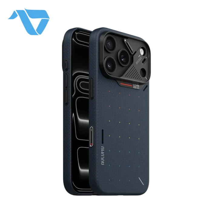 Aulumu A18 Ultra Slim Particle Aramid Fiber Case for iPhone 17/18 Pro - Blue - Image 2