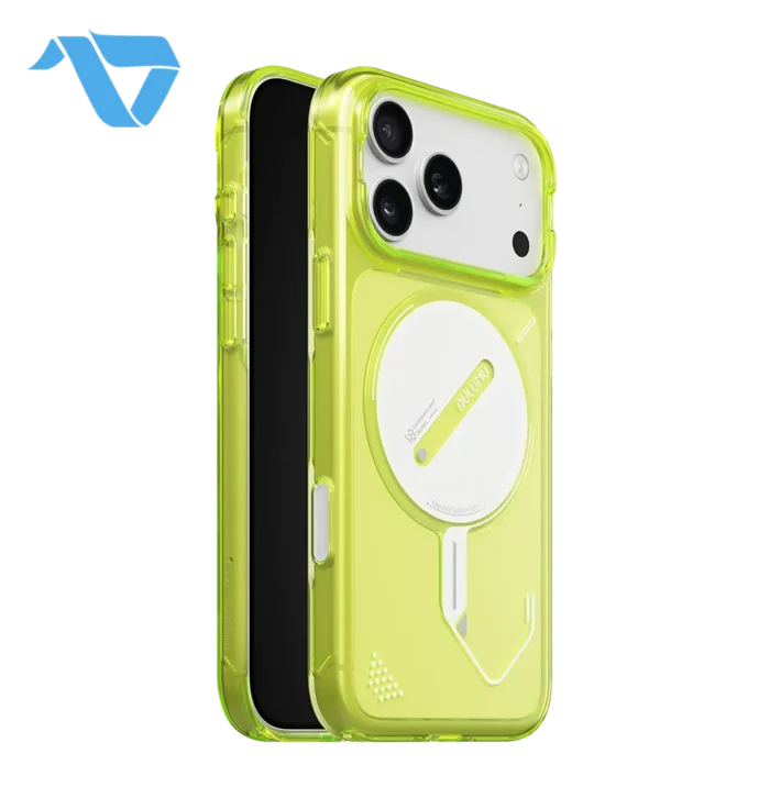Aulumu A18 Ghost Lumen Transparent Case for iPhone 17/18 Pro Max - Yellow Lemon - Image 2