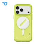 Aulumu A18 Ghost Lumen Transparent Case for iPhone 17/18 Pro Max - Yellow Lemon