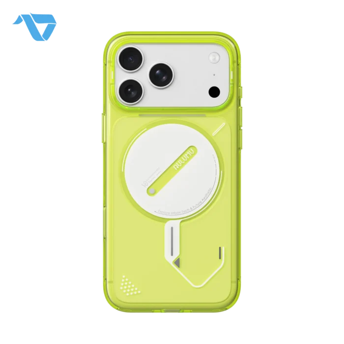 Aulumu A18 Ghost Lumen Transparent Case for iPhone 17/18 Pro Max - Yellow Lemon - Image 3