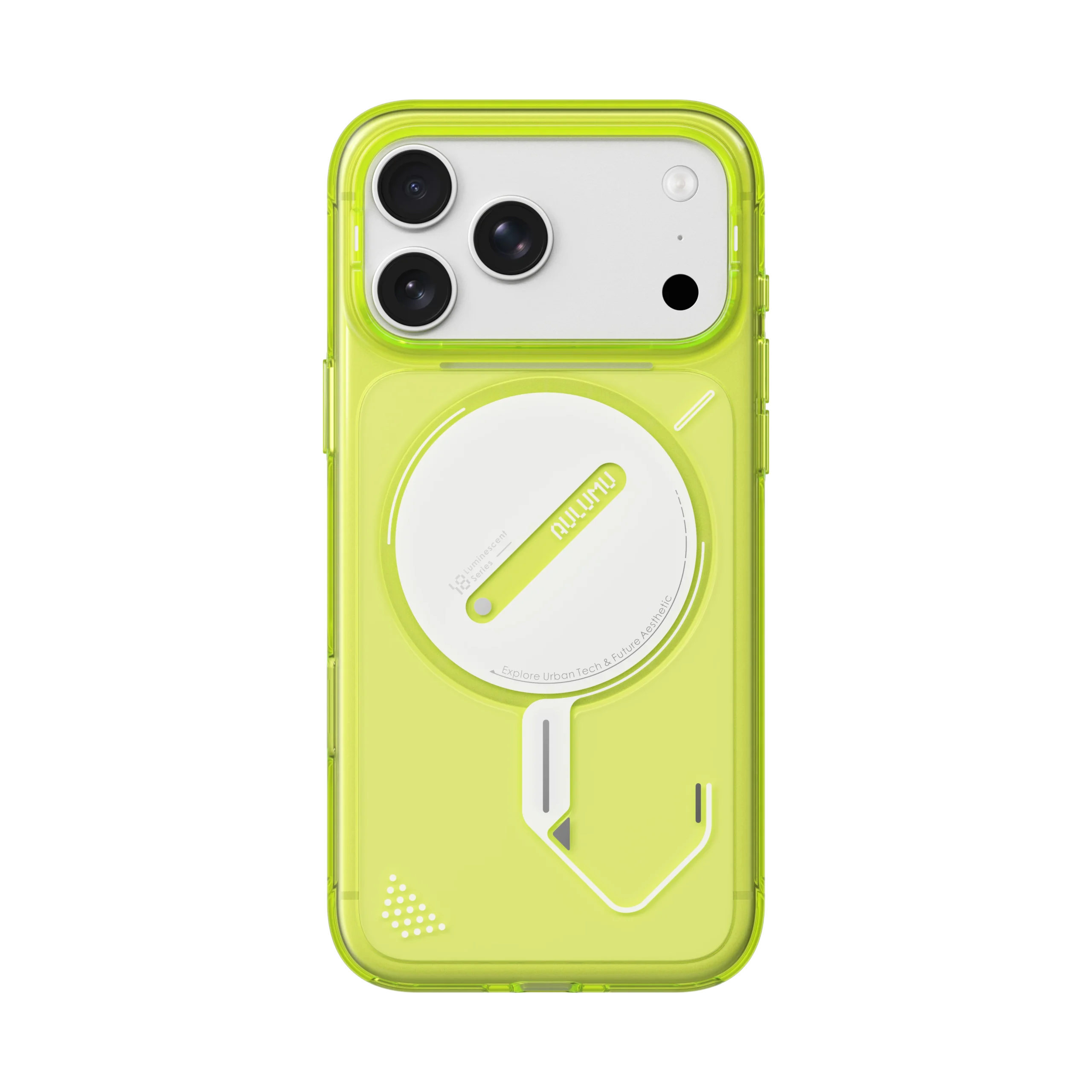A18PC_PM_c314bafc-8707-434d-862f-9c465569a6e1 Aulumu A18 Ghost Lumen Transparent Case for iPhone 17/18 Pro Max - Yellow Lemon - Image 1
