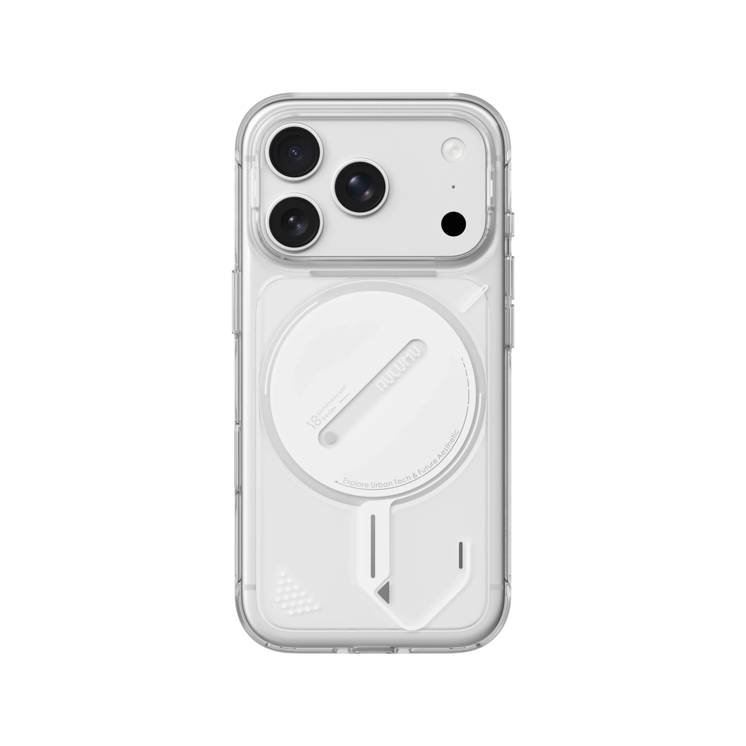 A18PC_P_930a53eb-b532-4afc-bf93-597e50a284ce pro Aulumu A18 Ghost Lumen Transparent Case for iPhone 17/18 Pro - Transparent - Image 1