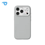 Aulumu A18 Particle Vegan Leather Case for iPhone 17/18 Pro - Cosmic Gray