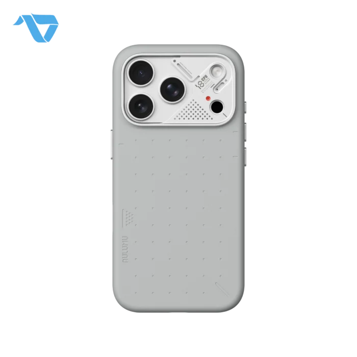 Aulumu A18 Particle Vegan Leather Case for iPhone 17/18 Pro - Cosmic Gray - Image 2