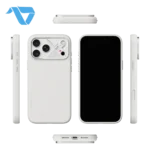 Aulumu A18 Particle Vegan Leather Case for iPhone 17/18 Pro Max - Obsidian Black - Image 3