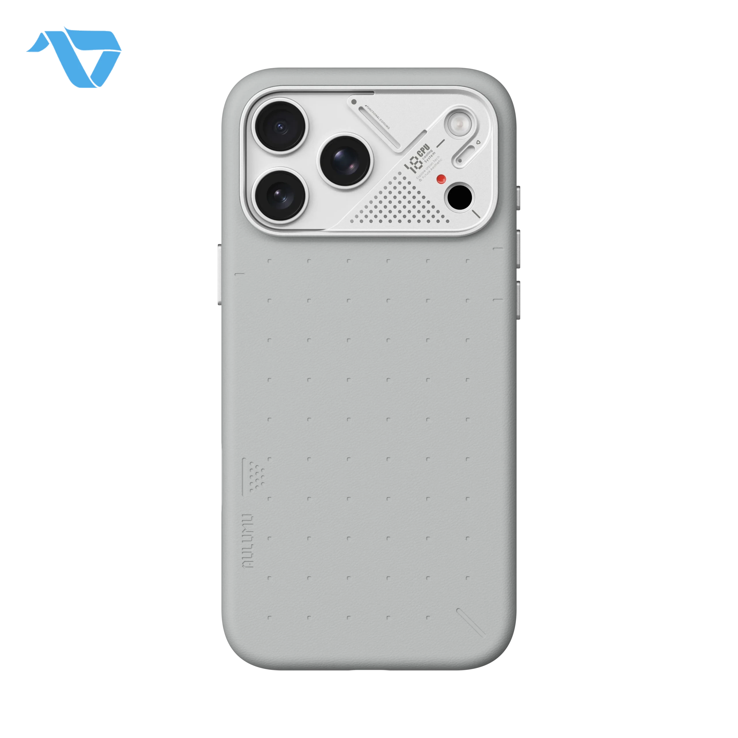 A18PU_PM_50ef6797-1493-4756-b534-ed26ace02d91 Aulumu A18 Particle Vegan Leather Case for iPhone 17/18 Pro Max - Cosmic Gray - Image 1