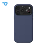 Aulumu A18 Particle Vegan Leather Case for iPhone 17/18 Pro Max - Abyss Blue
