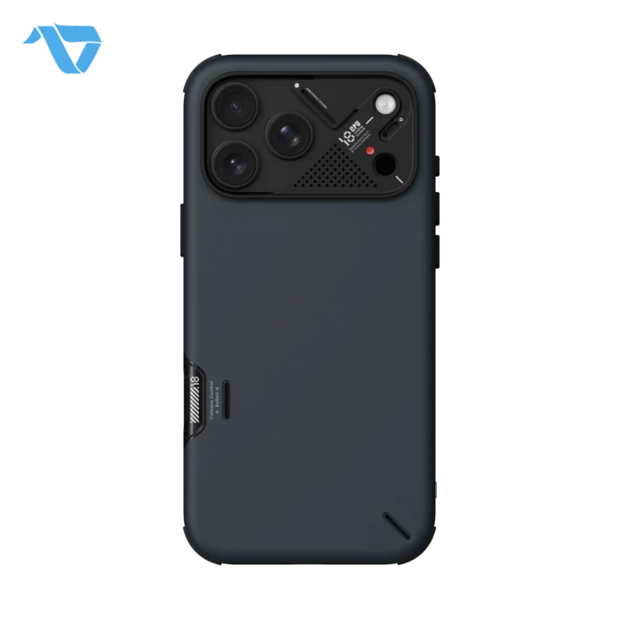 Aulumu A18 Armor Slim Shockproof Case for iPhone 17/18 Pro Max - Dark Blue - Image 3