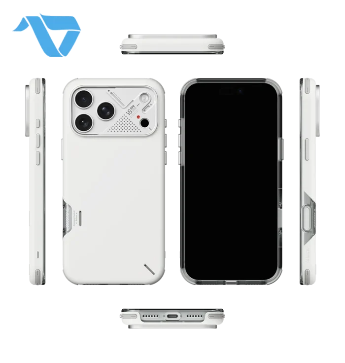 Aulumu A18 Armor Slim Shockproof Case for iPhone 17/18 Pro - White - Image 4