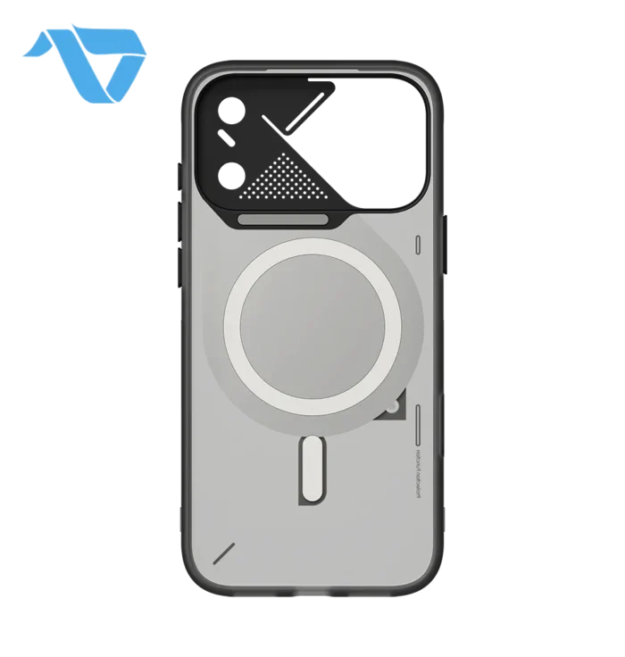 Aulumu A18 Hyper Frosted Case for iPhone 17/18 Pro Max - Translucent Gray - Image 3