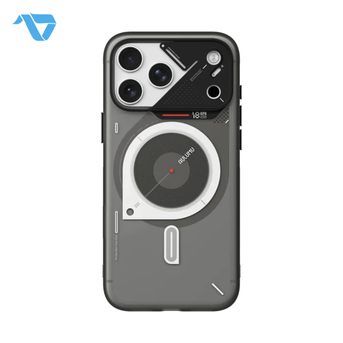 Aulumu A18 Hyper Frosted Case for iPhone 17/18 Pro Max - Translucent Gray