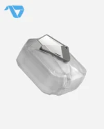 Aulumu A29 Geometric Case for AirPods 4 | Lock & Lanyard - Translucent White - Image 5