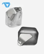 Aulumu A29 Geometric Case for AirPods 4 | Lock & Lanyard - Translucent White - Image 8
