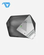Aulumu A39 Geometric Case for AirPods Pro 3 | Lock & Lanyard - Translucent Gray