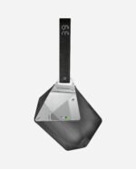 Aulumu A39 Geometric Case for AirPods Pro 3 | Lock & Lanyard - Translucent Gray - Image 2