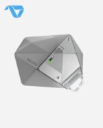 Aulumu A39 Geometric Case for AirPods Pro 3 | Lock & Lanyard - Gray