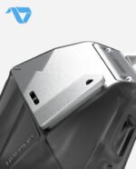 Aulumu A39 Geometric Case for AirPods Pro 3 | Lock & Lanyard - Black - Image 3