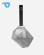 Aulumu A39 Geometric Case for AirPods Pro 3 | Lock & Lanyard - Gray - Image 2