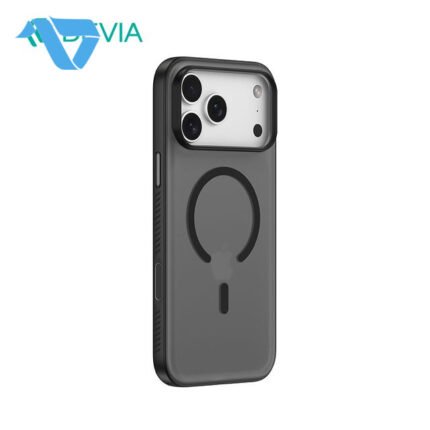 DEVIA Light Ripple Series Curved Skin-Friendly Magnetic Case iPhone 18 Pro Max – Black