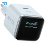 Anker Nano Charger With IQ USB-C Port, Smart Device Detection (45W, Smart Display) - White (Etisal)