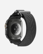 Aulumu C03 Titanium Mag Buckle Quick-Release Band for Apple Watch - Black Buckle - Black - Image 3