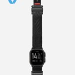 Aulumu C03 Titanium Mag Buckle Quick-Release Band for Apple Watch - Black Buckle - Black