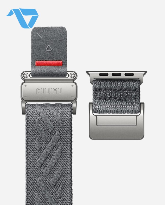 Aulumu C03 Titanium Mag Buckle Quick-Release Band for Apple Watch - Titanium Buckle - Gray - Image 4