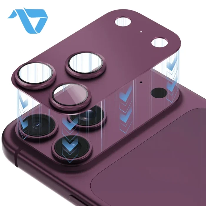 Camera Lens Protection iPhone 18 Pro Burgundy - Image 3