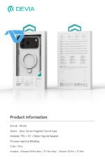 DEVIA Clean Series Magnetic Shockproof Stand Case iPhone 18 Pro Max - الصورة 10