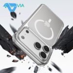 ⁦DEVIA Clear Series Anti-Yellowing Magnetic Case iPhone 18 Pro Max⁩ - الصورة ⁦3⁩